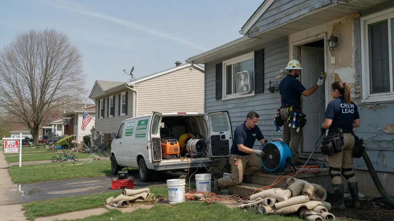 Flood Cleanup in Jacksonville, OH near me